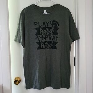 Women's XL FOOTBALL Short Sleeve Tee. Gently Used.